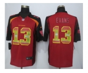 2015 new nike tampa bay buccaneers #13 evans red strobe jerseys[limited]