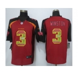 2015 new nike tampa bay buccaneers #3 winston red strobe jerseys[limited]