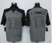 Men Nike Tampa Bay Buccaneers #13 Mike Evans Gray Stitched Limited Jersey