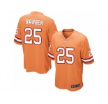 Men Nike Tampa Bay Buccaneers #25 Peyton Barber Limited Orange Glaze Alternate NFL Jersey