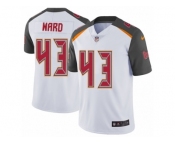 Men Nike Tampa Bay Buccaneers #43 T.J. Ward White Vapor Untouchable Limited Player NFL Jersey