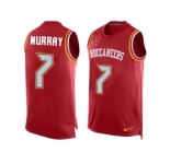 Men Nike Tampa Bay Buccaneers #7 Patrick Murray Limited Red Player Name & Number Tank Top NFL Jersey