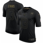Men Tampa Bay Buccaneers #13 Mike Evans Nike 2020 Salute To Service Limited Jersey Black