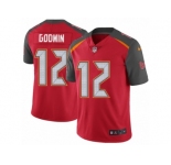 Men's Nike Tampa Bay Buccaneers #12 Chris Godwin Vapor Untouchable Limited Red Team Color NFL Jersey