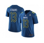 Men's Nike Tampa Bay Buccaneers #13 Mike Evans Limited Blue 2017 Pro Bowl NFL Jersey