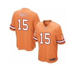 Men's Nike Tampa Bay Buccaneers #15 Josh Huff Limited Orange Glaze Alternate NFL Jersey