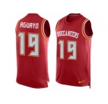 Men's Nike Tampa Bay Buccaneers #19 Roberto Aguayo Limited Red Player Name & Number Tank Top NFL Jersey