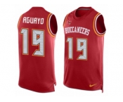 Men's Nike Tampa Bay Buccaneers #19 Roberto Aguayo Limited Red Player Name & Number Tank Top NFL Jersey