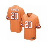 Men's Nike Tampa Bay Buccaneers #20 Ronde Barber Limited Orange Glaze Alternate NFL Jersey