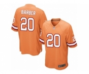 Men's Nike Tampa Bay Buccaneers #20 Ronde Barber Limited Orange Glaze Alternate NFL Jersey
