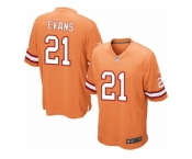 Men's Nike Tampa Bay Buccaneers #21 Justin Evans Limited Orange Glaze Alternate NFL Jersey