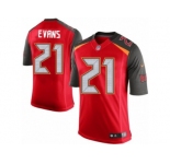 Men's Nike Tampa Bay Buccaneers #21 Justin Evans Limited Red Team Color NFL Jersey