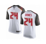Men's Nike Tampa Bay Buccaneers #24 Brent Grimes Limited White NFL Jersey