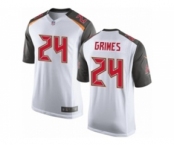 Men's Nike Tampa Bay Buccaneers #24 Brent Grimes Limited White NFL Jersey