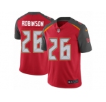 Men's Nike Tampa Bay Buccaneers #26 Josh Robinson Vapor Untouchable Limited Red Team Color NFL Jersey