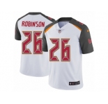 Men's Nike Tampa Bay Buccaneers #26 Josh Robinson Vapor Untouchable Limited White NFL Jersey
