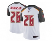 Men's Nike Tampa Bay Buccaneers #26 Josh Robinson Vapor Untouchable Limited White NFL Jersey