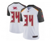 Men's Nike Tampa Bay Buccaneers #34 Charles Sims Vapor Untouchable Limited White NFL Jersey