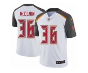 Men's Nike Tampa Bay Buccaneers #36 Robert McClain White Vapor Untouchable Limited Player NFL Jersey