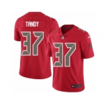 Men's Nike Tampa Bay Buccaneers #37 Keith Tandy Limited Red Rush NFL Jersey