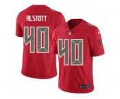 Men's Nike Tampa Bay Buccaneers #40 Mike Alstott Limited Red Rush NFL Jersey