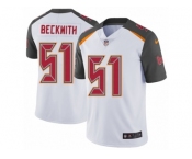 Men's Nike Tampa Bay Buccaneers #51 Kendell Beckwith Vapor Untouchable Limited White NFL Jersey
