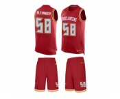 Men's Nike Tampa Bay Buccaneers #58 Kwon Alexander Limited Red Tank Top Suit NFL Jersey