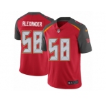 Men's Nike Tampa Bay Buccaneers #58 Kwon Alexander Vapor Untouchable Limited Red Team Color NFL Jersey