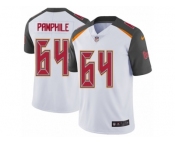 Men's Nike Tampa Bay Buccaneers #64 Kevin Pamphile Vapor Untouchable Limited White NFL Jersey