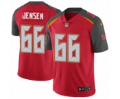 Men's Nike Tampa Bay Buccaneers #66 Ryan Jensen Red Team Color Vapor Untouchable Limited Player NFL Jersey