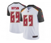 Men's Nike Tampa Bay Buccaneers #69 Demar Dotson Vapor Untouchable Limited White NFL Jersey