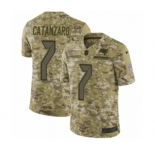Men's Nike Tampa Bay Buccaneers #7 Chandler Catanzaro Limited Camo 2018 Salute to Service NFL Jersey