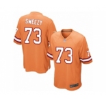 Men's Nike Tampa Bay Buccaneers #73 J. R. Sweezy Limited Orange Glaze Alternate NFL Jersey