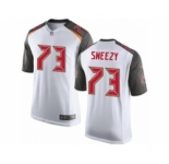 Men's Nike Tampa Bay Buccaneers #73 J. R. Sweezy Limited White NFL Jersey