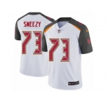 Men's Nike Tampa Bay Buccaneers #73 J. R. Sweezy Vapor Untouchable Limited White NFL Jersey
