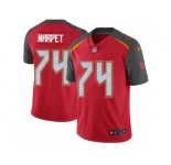 Men's Nike Tampa Bay Buccaneers #74 Ali Marpet Vapor Untouchable Limited Red Team Color NFL Jersey