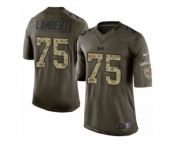 Men's Nike Tampa Bay Buccaneers #75 Davonte Lambert Limited Green Salute to Service NFL Jersey