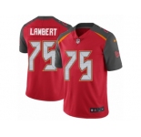 Men's Nike Tampa Bay Buccaneers #75 Davonte Lambert Vapor Untouchable Limited Red Team Color NFL Jersey