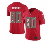 Men's Nike Tampa Bay Buccaneers #80 O. J. Howard Limited Red Rush NFL Jersey