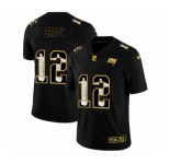 Men's Tampa Bay Buccaneers #12 Tom Brady Carbon Black Vapor Cristo Redentor Limited Jersey