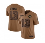 Men's Tampa Bay Buccaneers #13 Mike Evans 2023 Brown Salute To Service Limited Football Stitched Jersey