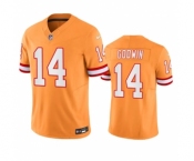 Men's Tampa Bay Buccaneers #14 Chris Godwin 2023 F.U.S.E. Orange Throwback Limited Stitched Jersey