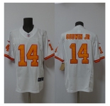 Men's Tampa Bay Buccaneers #14 Chris Godwin Jr. White 2025 F.U.S.E. Vapor Limited Football Stitched Jersey