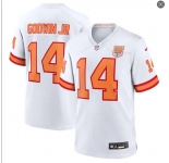Mens Tampa Bay Buccaneers #14 Chris Godwin Nike White 50th Season F.U.S.E. Limite Jersey