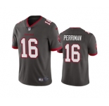 Men's Tampa Bay Buccaneers #16 Breshad Perriman Grey Vapor Untouchable Limited Stitched Jersey