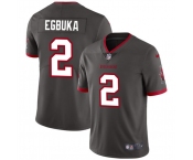 Men's Tampa Bay Buccaneers #2 Emeka Egbuka New Gray 2025 Draft Vapor Untouchable Limited Football Stitched Jersey