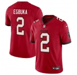Men's Tampa Bay Buccaneers #2 Emeka Egbuka Red 2025 Draft Vapor Limited Football Stitched Jersey