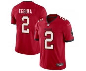 Men's Tampa Bay Buccaneers #2 Emeka Egbuka Red 2025 Draft Vapor Limited Football Stitched Jersey