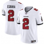 Men's Tampa Bay Buccaneers #2 Emeka Egbuka White 2025 Draft Vapor Untouchable Limited Football Stitched Jersey
