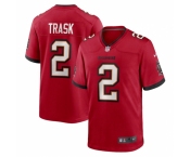 Men's Tampa Bay Buccaneers #2 Kyle Trask Nike Red 2021 NFL Draft Pick Player Game Jersey